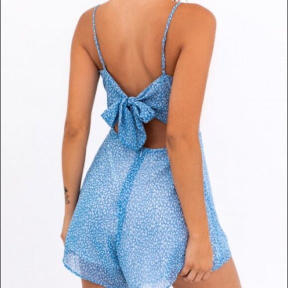 Back Tie Romper   - Picture 6 of 7